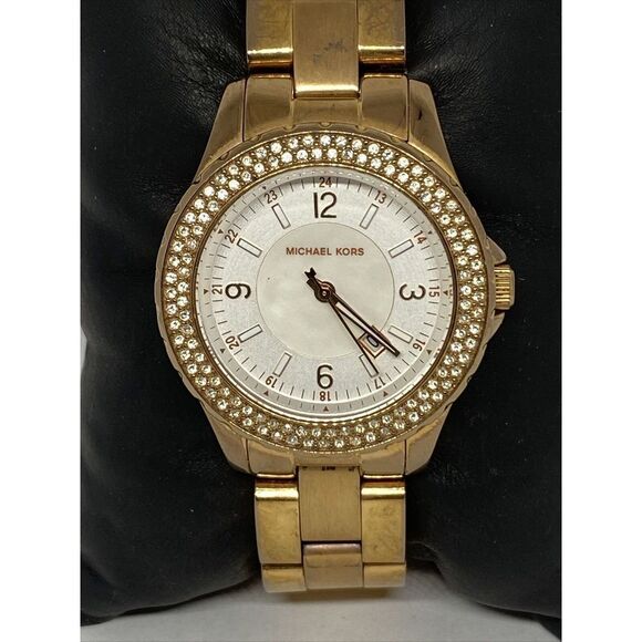 Michael Kors Madison Glitz MK5403 Womens Stainless Steel Analog Dial Watch UC812 - Picture 2 of 12